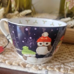 NWT Portobello by Designed Oversized Christmas Cappuccino mug